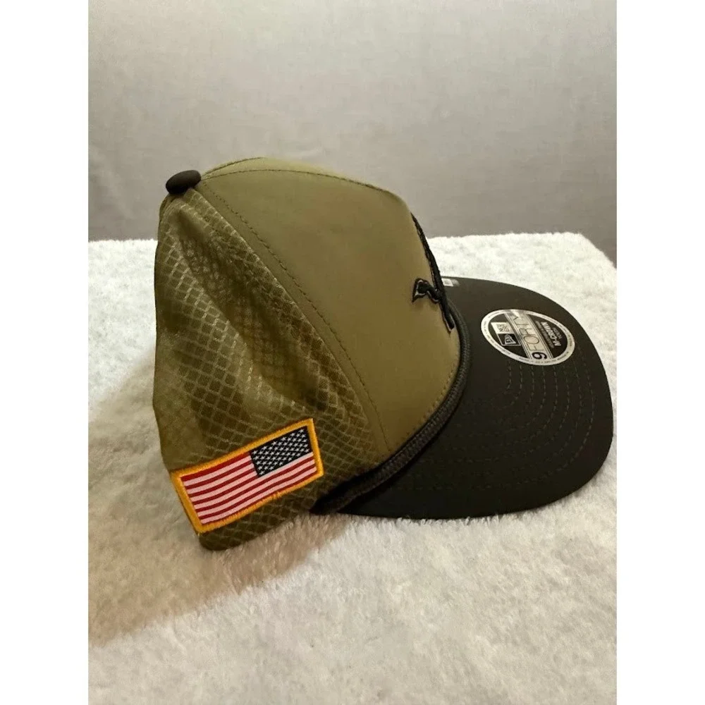 Salute To Service 2025 Detroit Lions Youth‎ Adjustable Snapback Trucker Hat